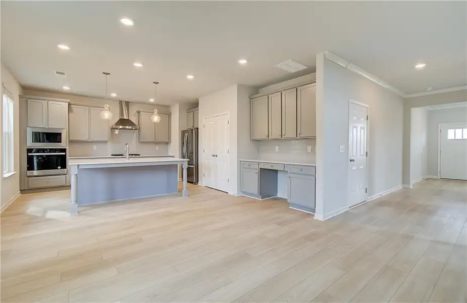 Furnished interior view inside a new home in Burchwood, Stockbridge (Image 3).