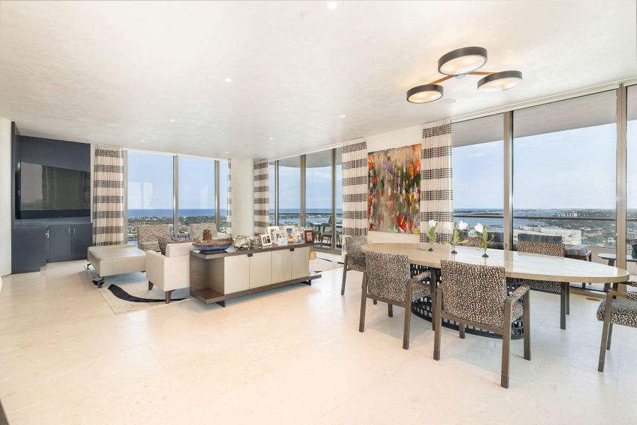 Furnished interior view inside a new home in , West Palm Beach (Image 15).