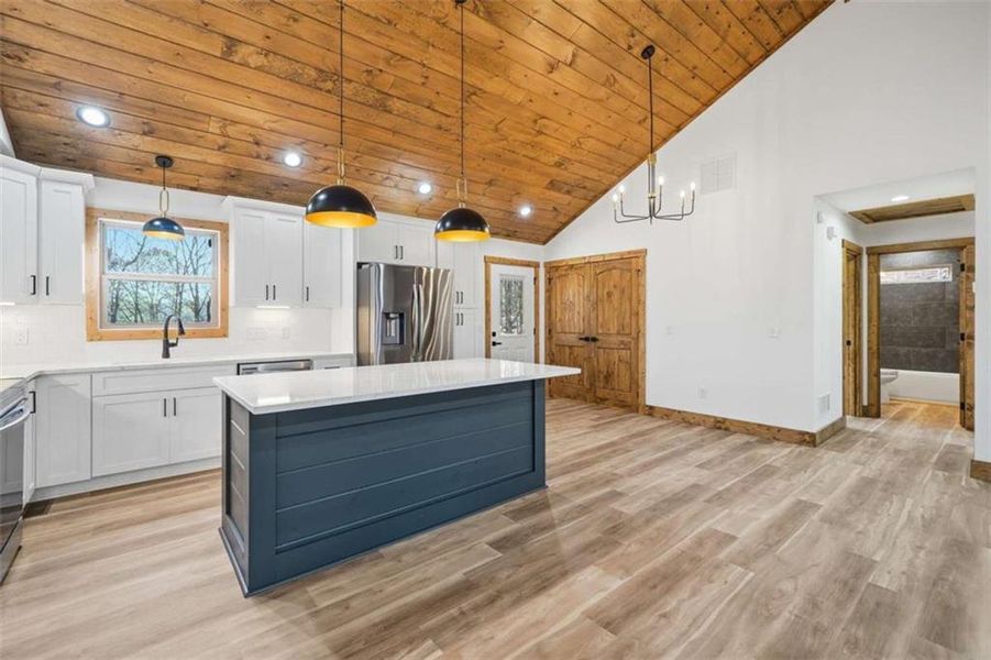 Furnished interior view inside a new home in , Ellijay (Image 8).
