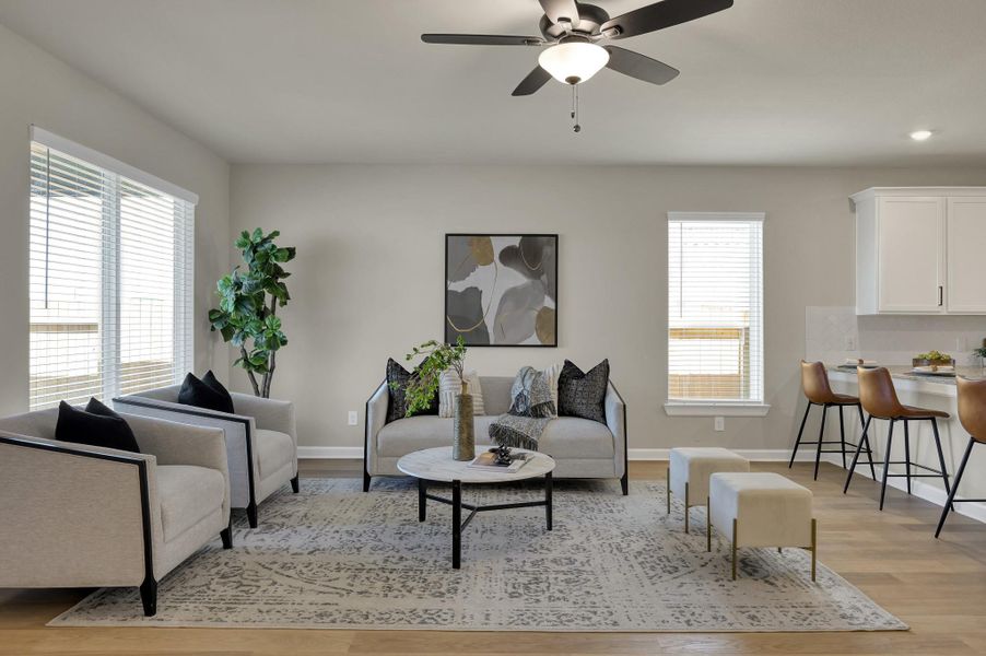 Furnished interior view inside a new home in Magnolia Woods, Magnolia (Image 7).