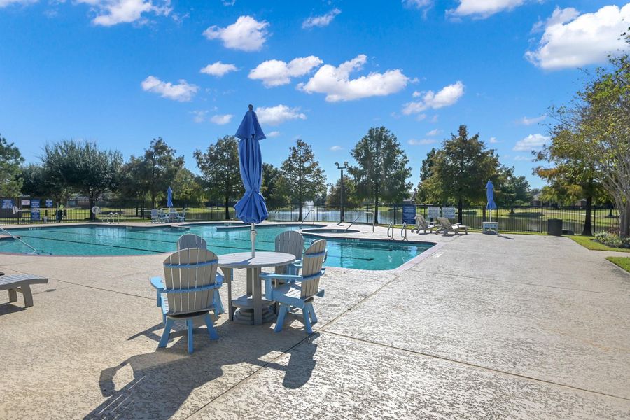 There is a lap pool for water exercises or just a casual swim.