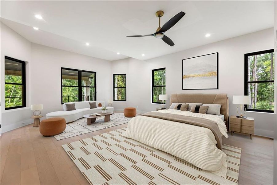 Furnished interior view inside a new home in , Milton (Image 17).