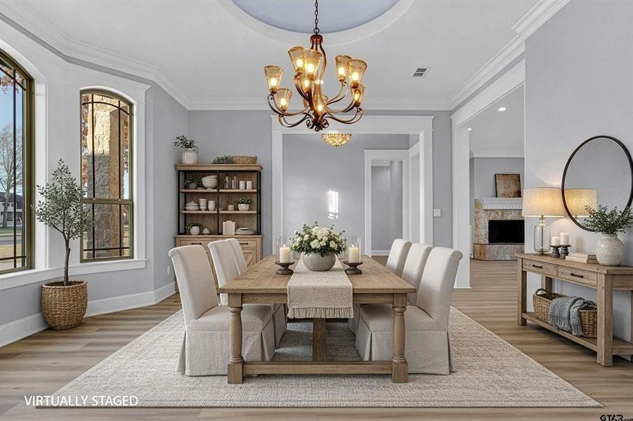 Furnished interior view inside a new home in , Hideaway (Image 14).