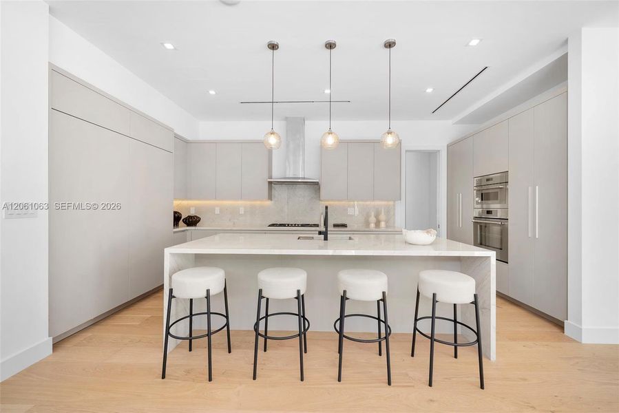 Furnished interior view inside a new home in , Coral Gables (Image 7).