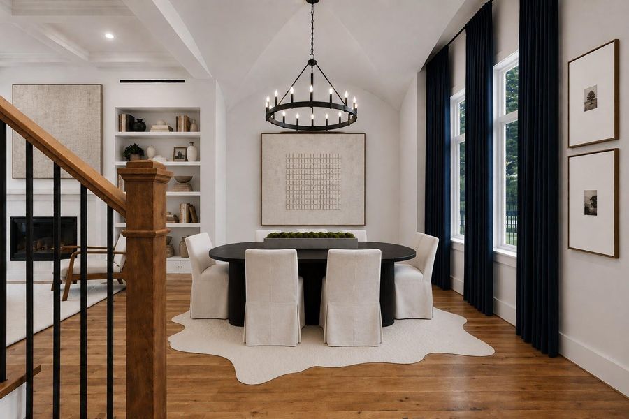 Furnished interior view inside a new home in , Houston (Image 8). Furnished interior view inside a new home in , Houston (Image 8).