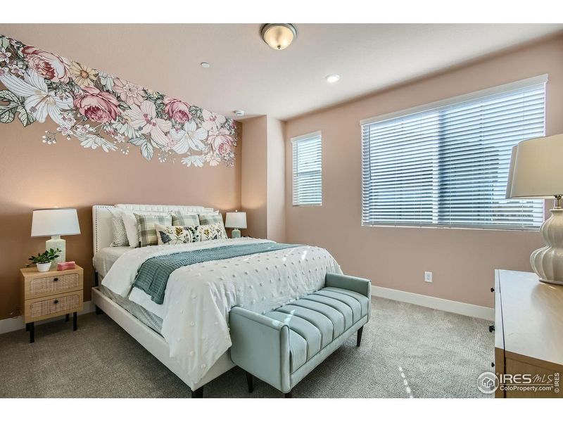 Furnished interior view inside a new home in Parkside West at Baseline, Broomfield (Image 4). Furnished interior view inside a new home in Parkside West at Baseline, Broomfield (Image 4).