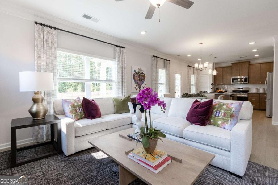 Furnished interior view inside a new home in Trellis Park, Hampton (Image 5).