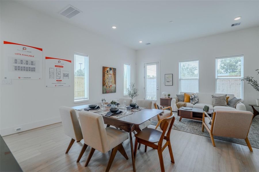 Furnished interior view inside a new home in Paul Quinn Court, Houston (Image 11).