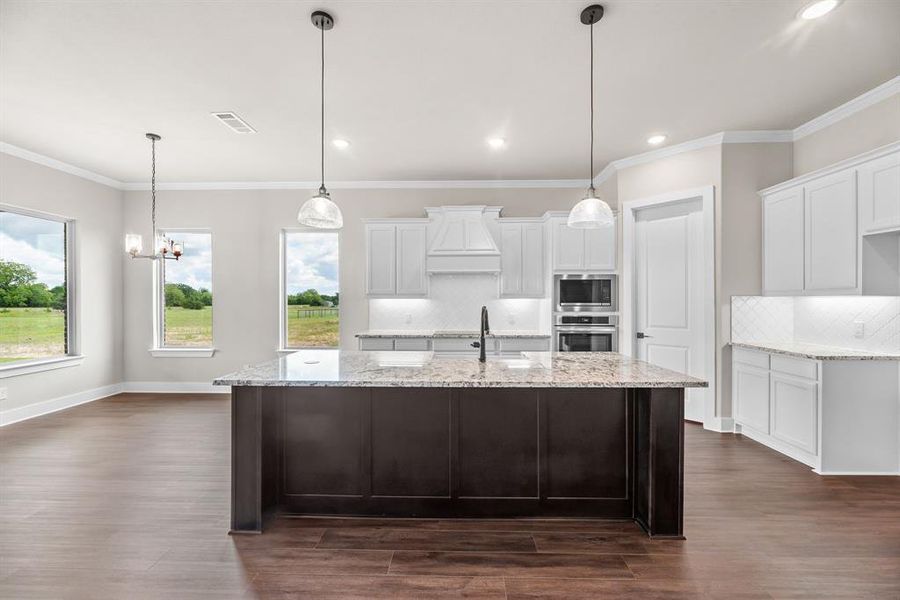 Furnished interior view inside a new home in Fannin Ranch, Leonard (Image 5). Furnished interior view inside a new home in Fannin Ranch, Leonard (Image 5).