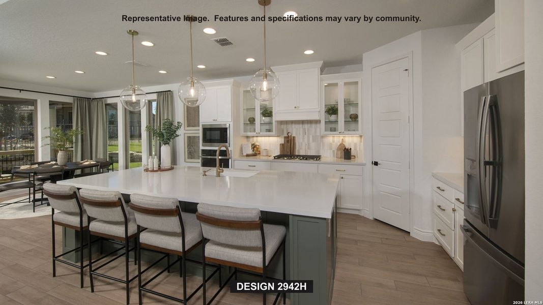 Furnished interior view inside a new home in Ladera, San Antonio (Image 5). Furnished interior view inside a new home in Ladera, San Antonio (Image 5).