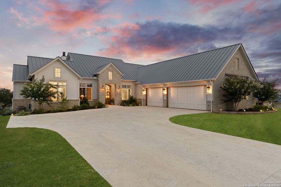 Front exterior of a new home in , Kingsland, TX, highlighting curb appeal (Image 2). Front exterior of a new home in , Kingsland, TX, highlighting curb appeal (Image 2).