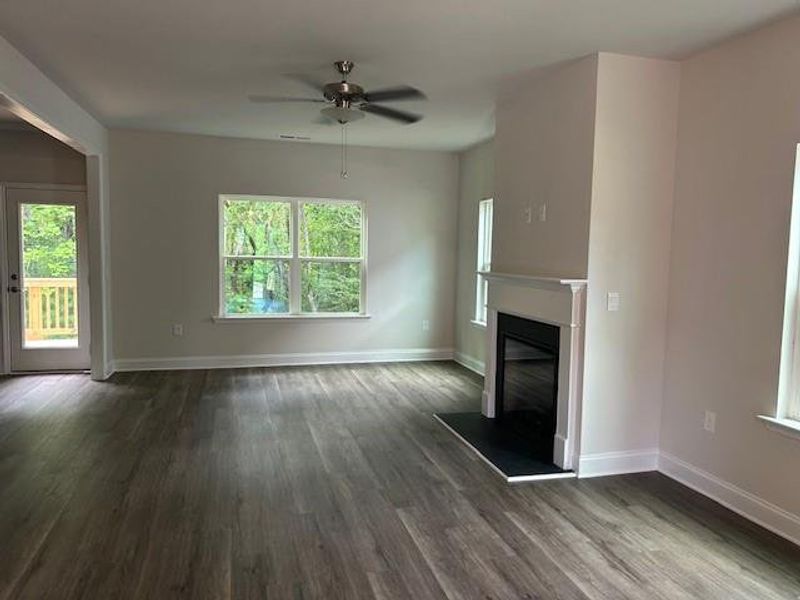 Spacious, unfurnished interior of a new home in Habersham Meadows, Demorest (Image 11). Spacious, unfurnished interior of a new home in Habersham Meadows, Demorest (Image 11).