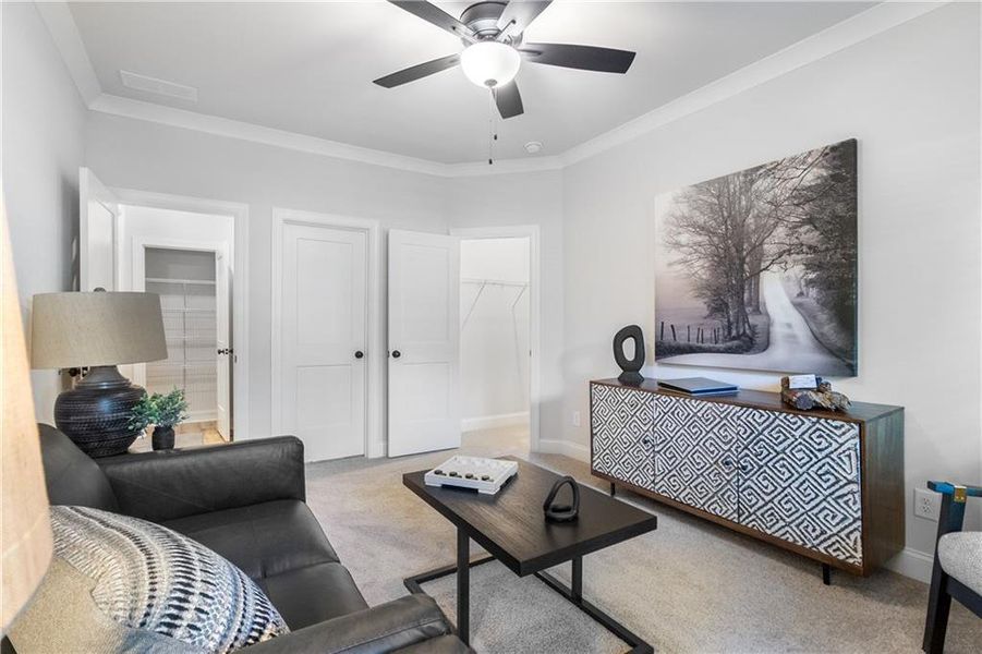 Furnished interior view inside a new home in Belle Woode Estates, Monroe (Image 29). Furnished interior view inside a new home in Belle Woode Estates, Monroe (Image 29).