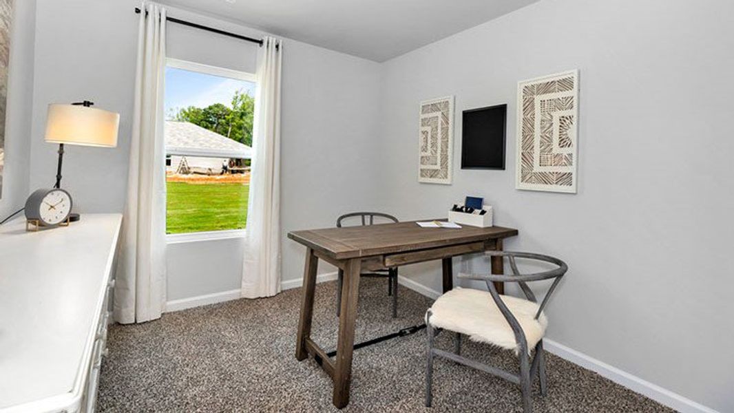 Furnished interior view inside a new home in Bailey Park, Fayetteville (Image 25).