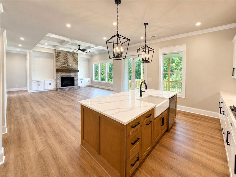 Furnished interior view inside a new home in , Jefferson (Image 8).