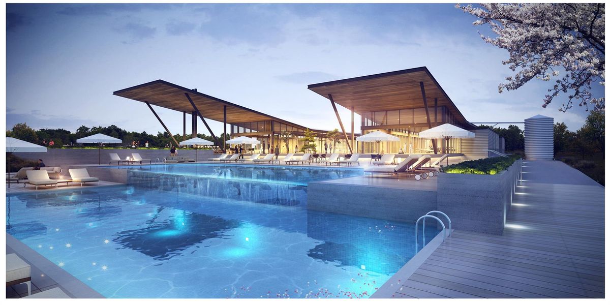 Easton Park Amenity Pool View