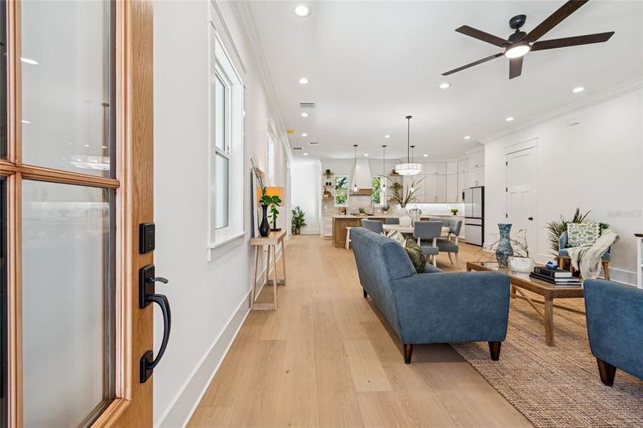 Furnished interior view inside a new home in , Tampa (Image 36). Furnished interior view inside a new home in , Tampa (Image 36).