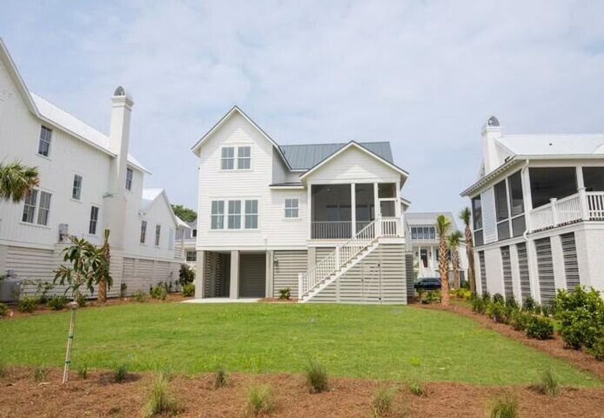 Front exterior of a new home in , Charleston, SC, highlighting curb appeal (Image 2). Front exterior of a new home in , Charleston, SC, highlighting curb appeal (Image 2).