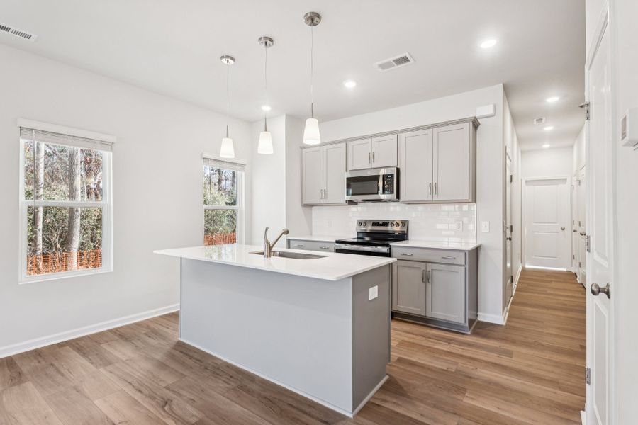 Furnished interior view inside a new home in Lakeview Village, Charlotte (Image 6). Furnished interior view inside a new home in Lakeview Village, Charlotte (Image 6).