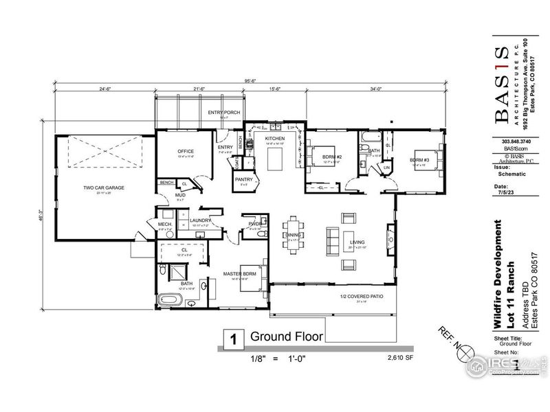 2D floor plan layout of this home in , Estes Park, CO (Image 3).