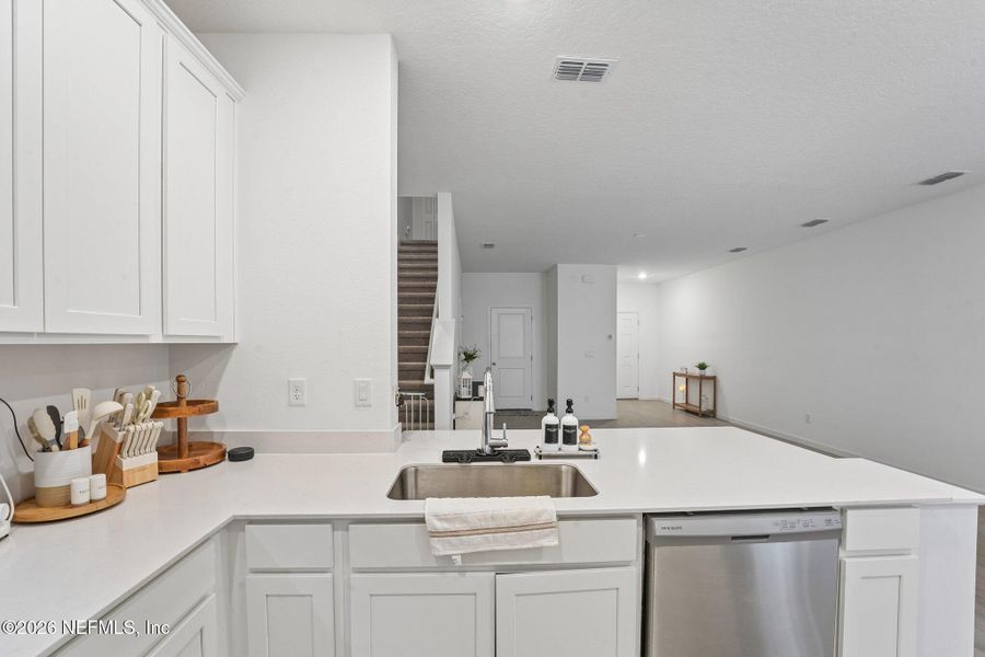 Furnished interior view inside a new home in Longbay Townhomes, Middleburg (Image 5).