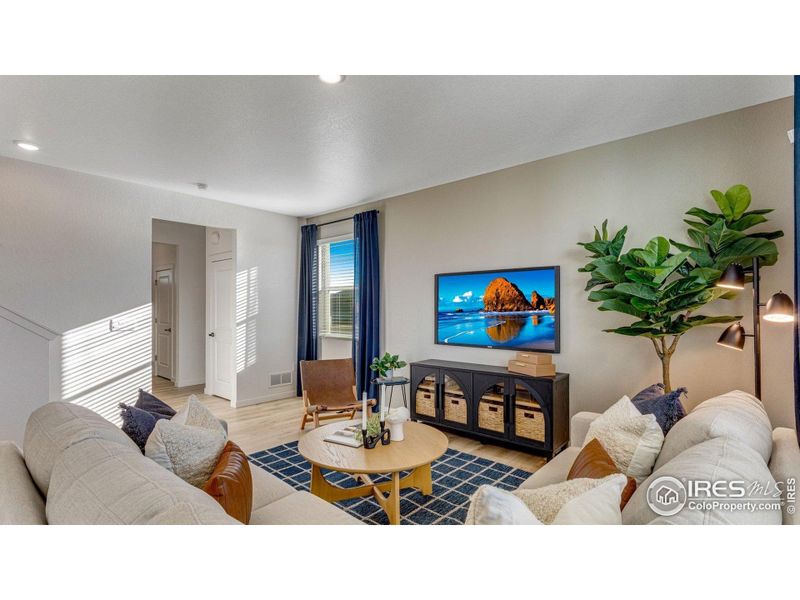 Furnished interior view inside a new home in Prairie Song, Windsor (Image 9).