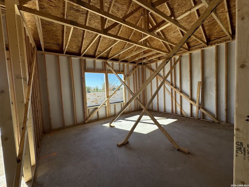 In-progress construction of a new home in Enclave at Hennersby Hollow 50's, San Antonio, TX (Image 13).