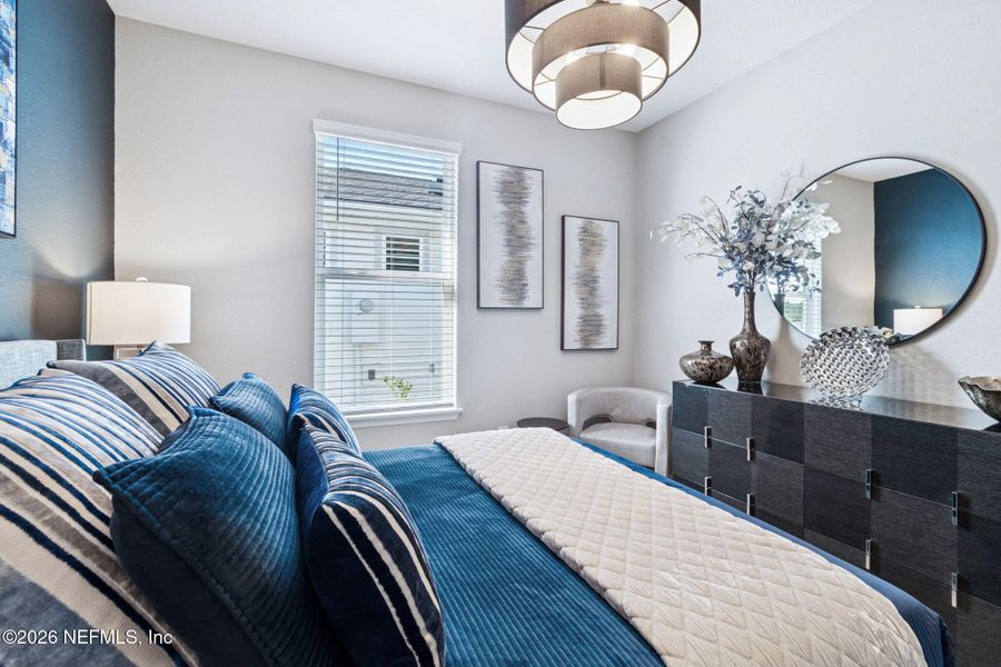 Furnished interior view inside a new home in , St. Augustine (Image 17).