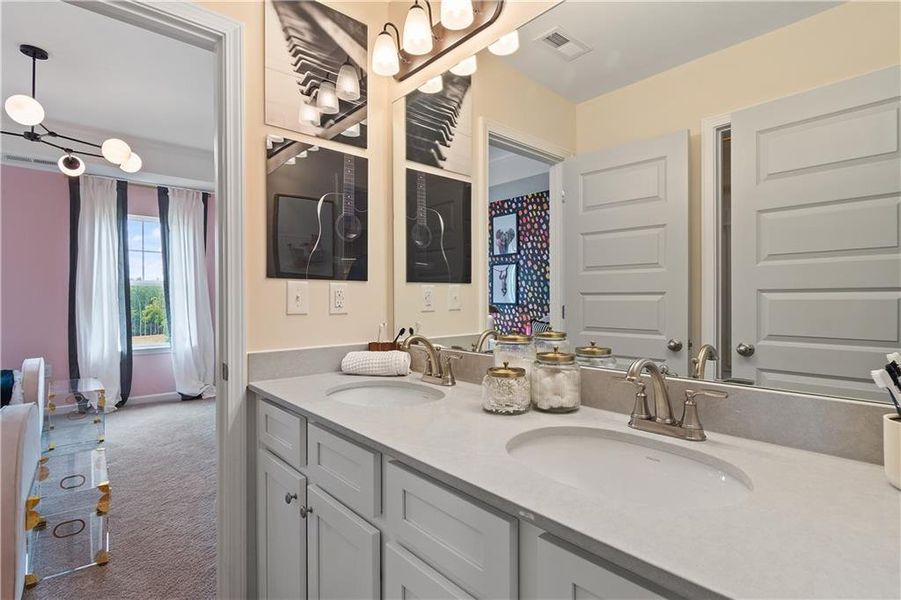 Furnished interior view inside a new home in Northcroft, Lawrenceville (Image 12).