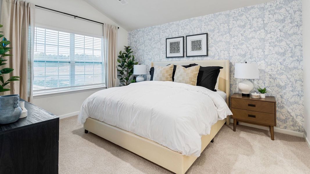 Furnished interior view inside a new home in Henley Ridge, Graham (Image 13). Furnished interior view inside a new home in Henley Ridge, Graham (Image 13).