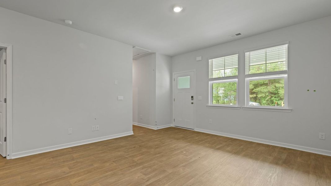 Representative unfurnished interior of a home built from the CURTIS by D.R. Horton in Rivers Reach, Yemassee (Image 13). Representative unfurnished interior of a home built from the CURTIS by D.R. Horton in Rivers Reach, Yemassee (Image 13).
