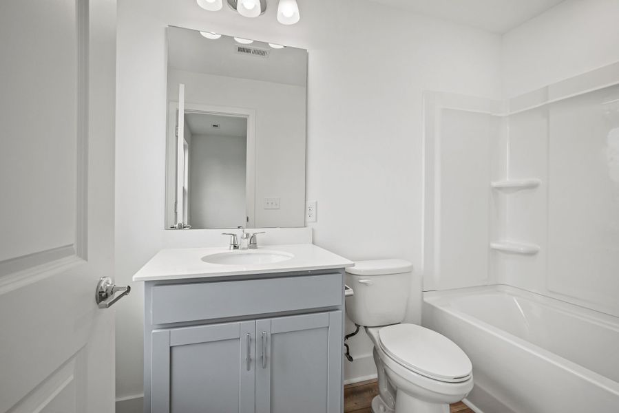 Furnished interior view inside a new home in West End Heights, Charlotte (Image 11). Furnished interior view inside a new home in West End Heights, Charlotte (Image 11).