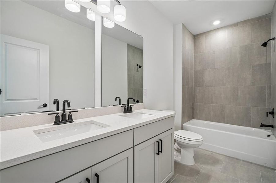 Furnished interior view inside a new home in Towson Village, Peachtree City (Image 11). Furnished interior view inside a new home in Towson Village, Peachtree City (Image 11).