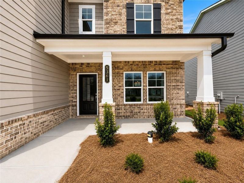 Exterior details and patio area of a home in Ponderosa Farms Estates, Gainesville (Image 4). Exterior details and patio area of a home in Ponderosa Farms Estates, Gainesville (Image 4).