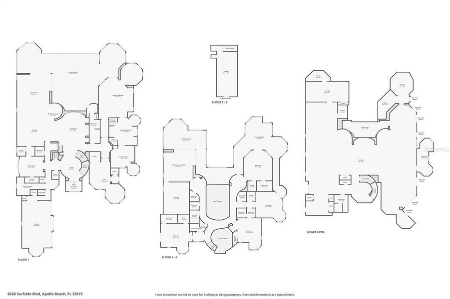 2D floor plan layout of this home in , Apollo Beach, FL (Image 5).