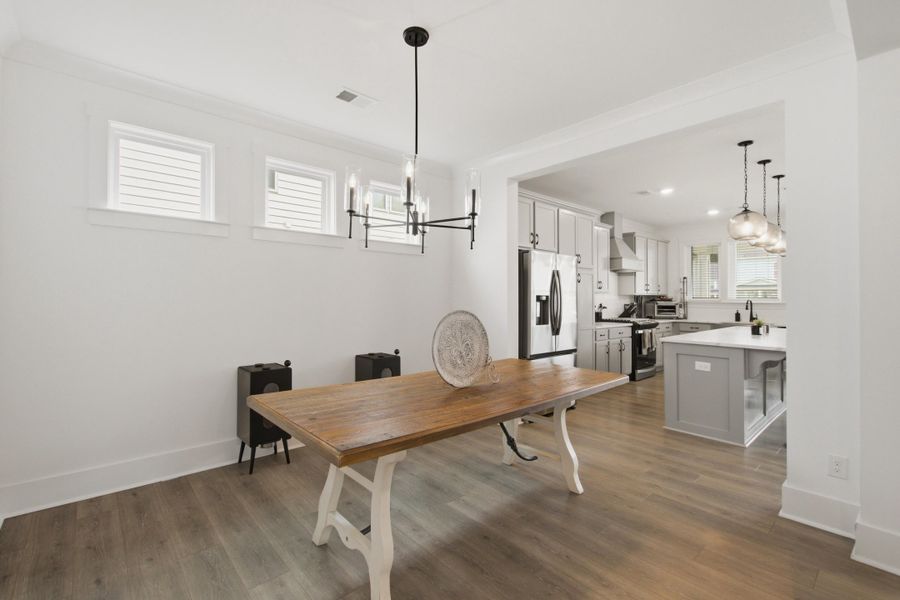 Furnished interior view inside a new home in Homecoming, Ravenel (Image 33).
