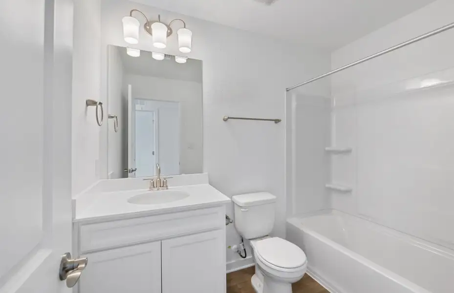 Furnished interior view inside a new home in Santa Rita Ranch, Liberty Hill (Image 5). Furnished interior view inside a new home in Santa Rita Ranch, Liberty Hill (Image 5).