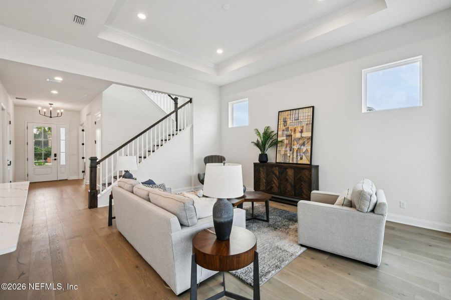 Furnished interior view inside a new home in Nocatee, Ponte Vedra (Image 72).