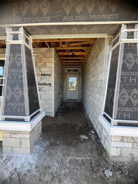 In-progress construction of a new home in Cascades at Southern Hills, Brooksville, FL (Image 42).