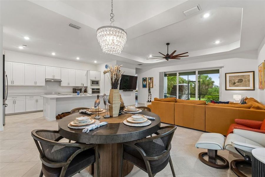 Furnished interior view inside a new home in , Venice (Image 9). Furnished interior view inside a new home in , Venice (Image 9).