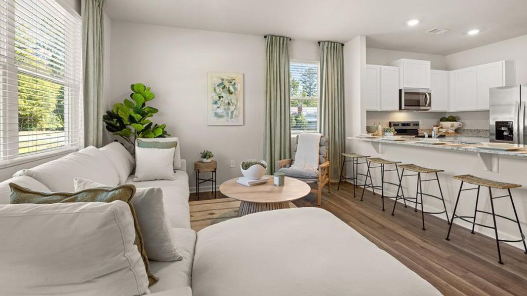 Furnished interior view inside a new home in Old Summerville Village, Rome (Image 3).