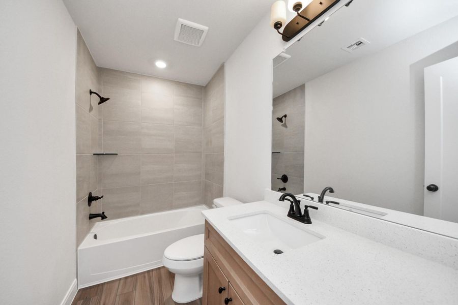 Furnished interior view inside a new home in Grand Oaks Reserve, Cleveland (Image 14).