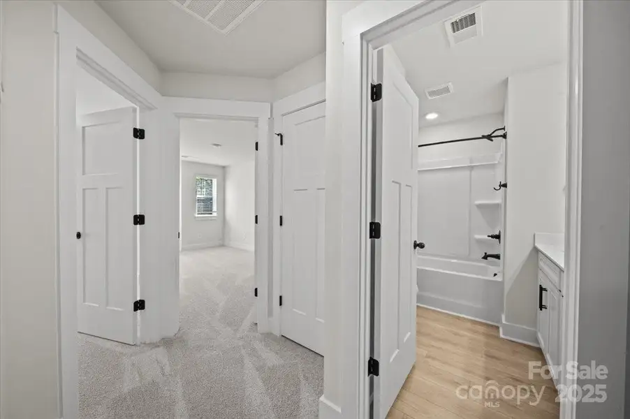 Furnished interior view inside a new home in Clayton Crossing, Arden (Image 9). Furnished interior view inside a new home in Clayton Crossing, Arden (Image 9).