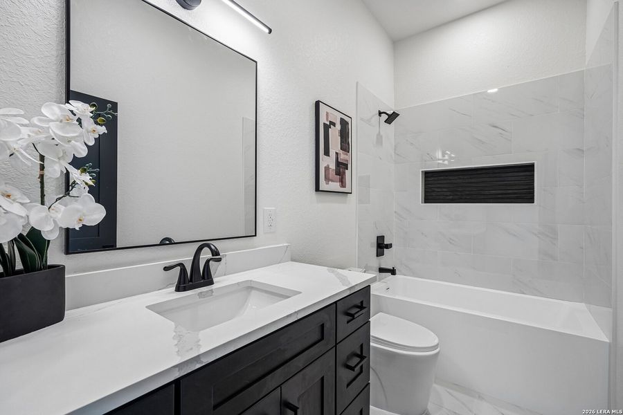 Furnished interior view inside a new home in , San Antonio (Image 18). Furnished interior view inside a new home in , San Antonio (Image 18).