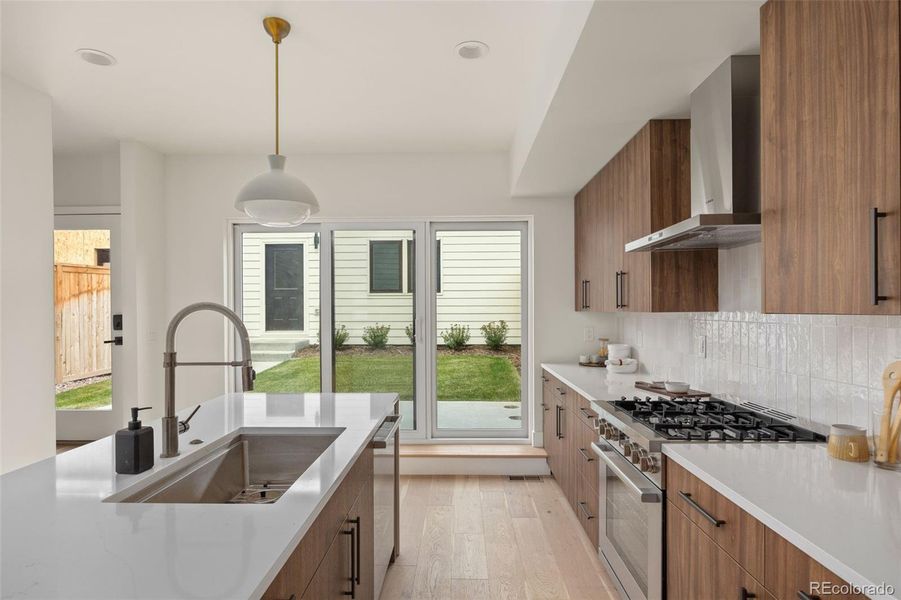 Furnished interior view inside a new home in , Denver (Image 37).