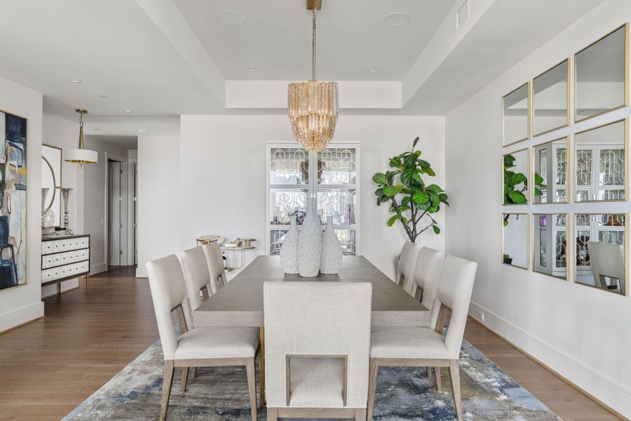 Furnished interior view inside a new home in , Houston (Image 8). Furnished interior view inside a new home in , Houston (Image 8).