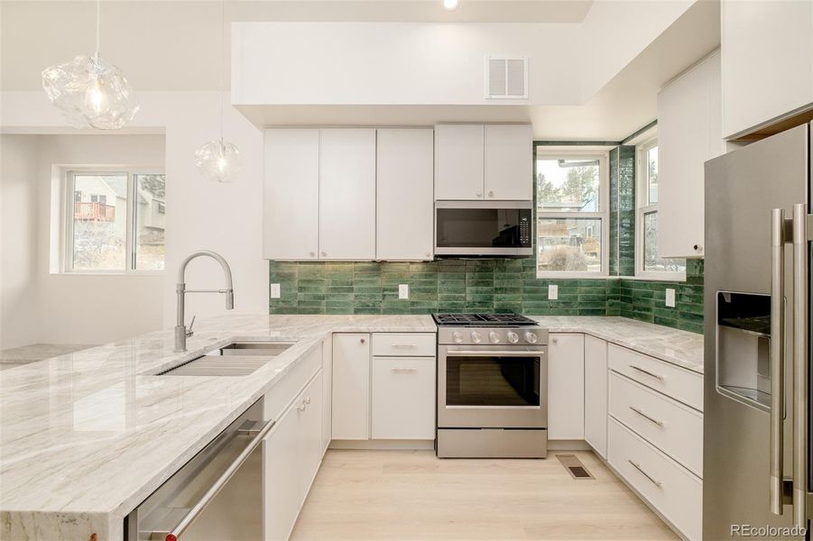 This is a real home built by the West Fork Village builder -- WFV homes will be similar to this one.