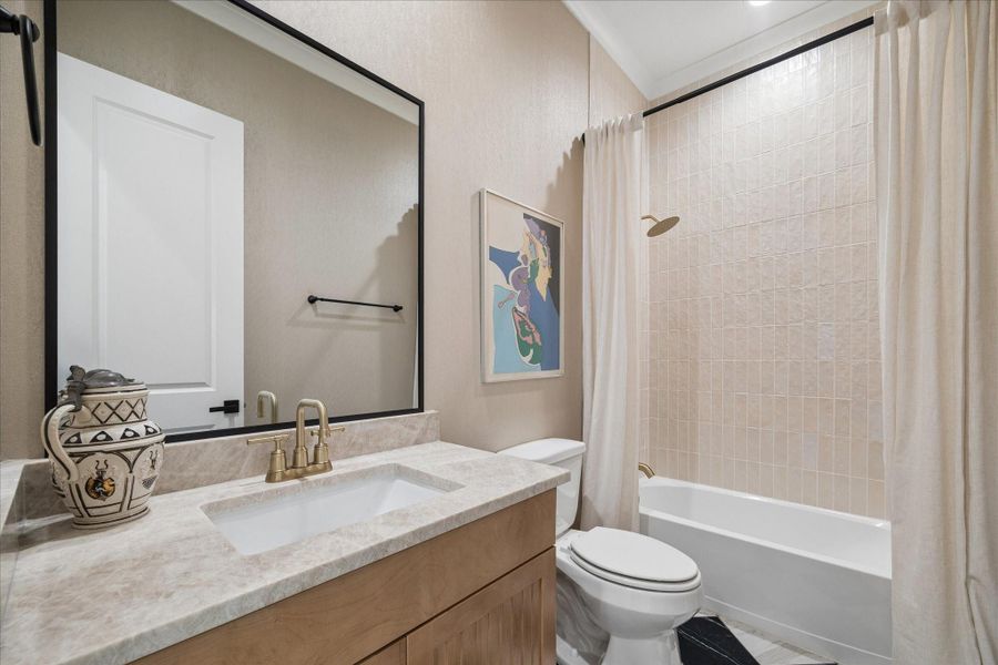 Furnished interior view inside a new home in , Katy (Image 21).