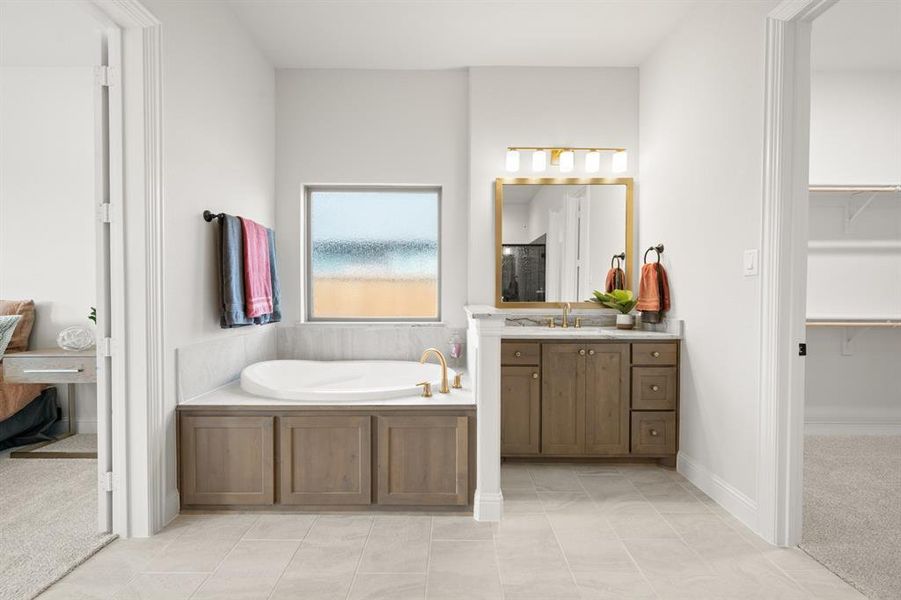 Furnished interior view inside a new home in Somerset - Phase 5, Mansfield (Image 13). Furnished interior view inside a new home in Somerset - Phase 5, Mansfield (Image 13).