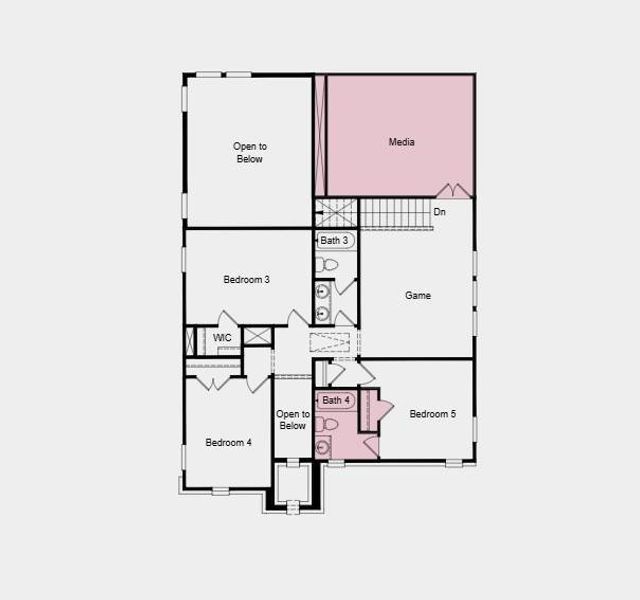 Structural options added include: Additional full bathroom, bay window in owner's suite, gourmet kitchen, island in kitchen, media room, soaking tub in owner's suite, covered outdoor living, bench in owner's enter and study.